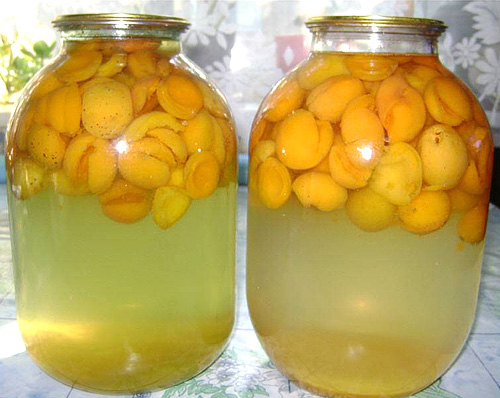 Натуральные абрикосы консервированные на зиму без сахара