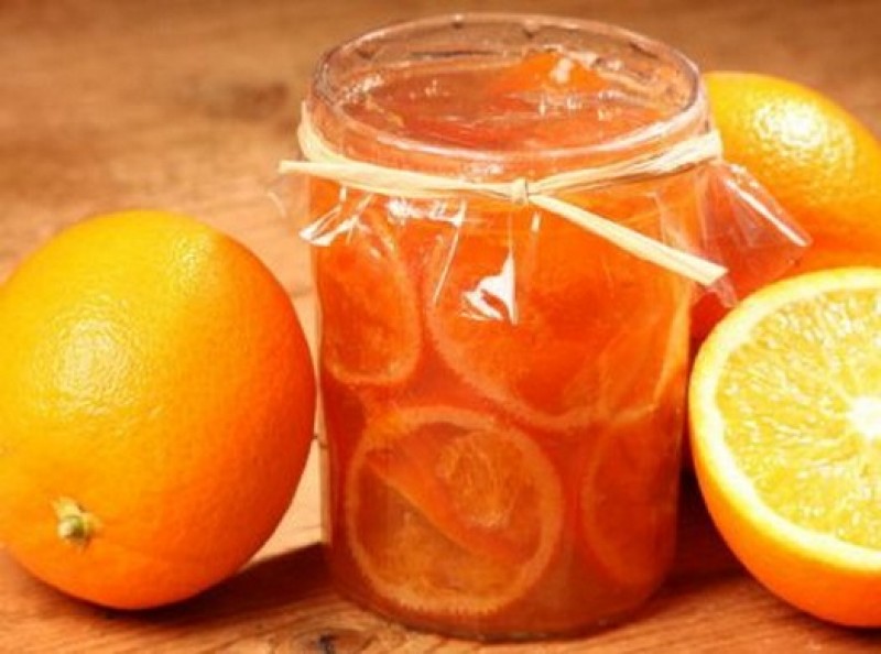 Ингредиенты для варенья из апельсинов с кожурой