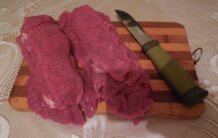 Вяленое мясо говядины
