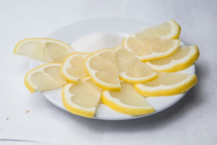 Заморозка лимона дольками