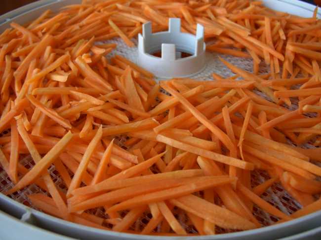 Как сушить морковь