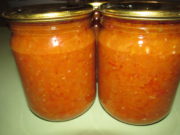 Густой томатный острый соус из помидор и яблок