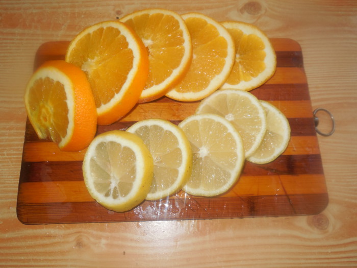 Компот из яблок, апельсина и лимона - домашняя фанта на зиму